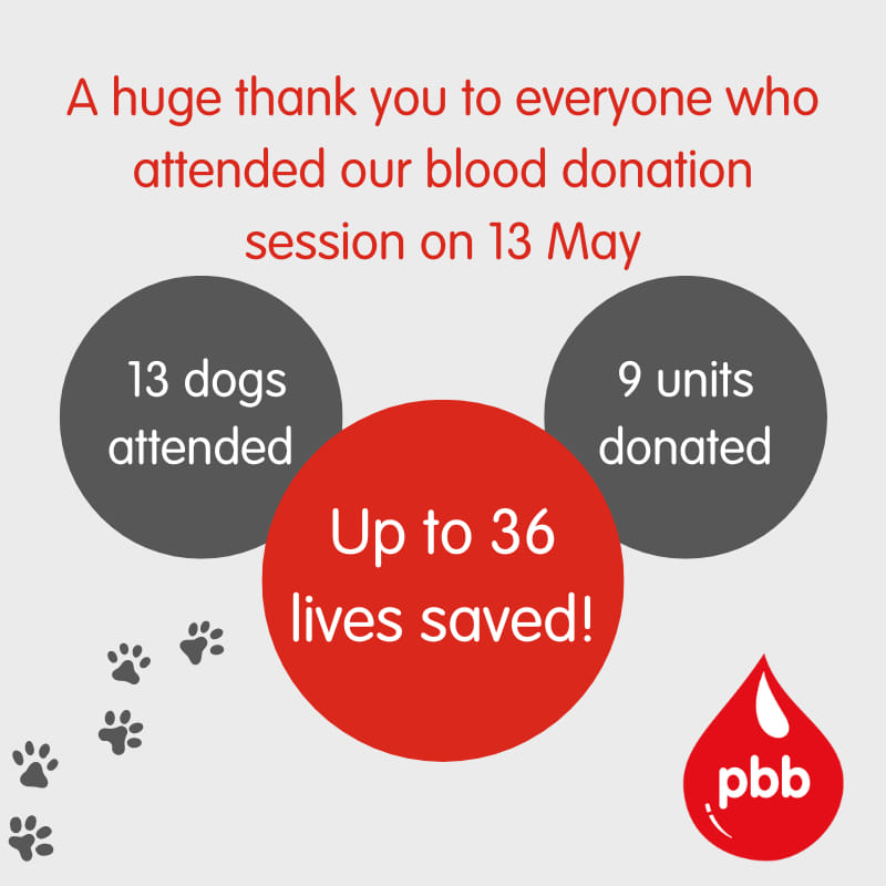 Thanking blood donors 